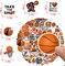 120 Pcs Basketball Stickers Cute Basketball Sticker Waterproof Vinyl Sticke for Water Bottles Laptop Skateboard Luggage Computer Stickes for Teens Girls Kids